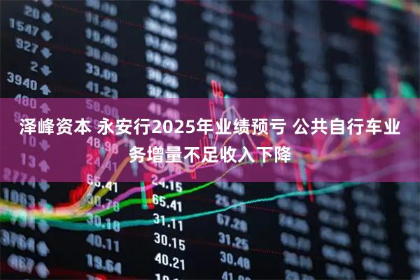 泽峰资本 永安行2025年业绩预亏 公共自行车业务增量不足收入下降