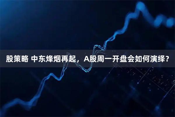 股策略 中东烽烟再起，A股周一开盘会如何演绎？